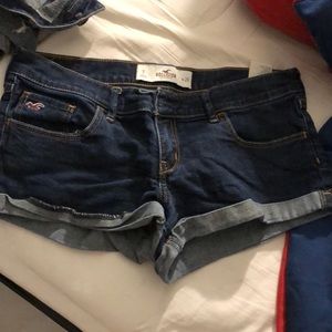 Hollister jean short ripped shorts
